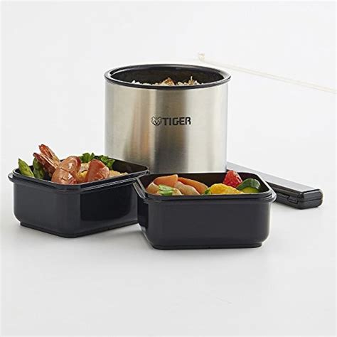 Tiger Thermos Heat Retention Lunch Bento Box Jar Black LWY E461 K LWY