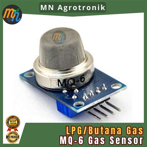 Jual Mq Mq Lpg Lng Butane Gas Sensor Module For Arduino Uno Mega