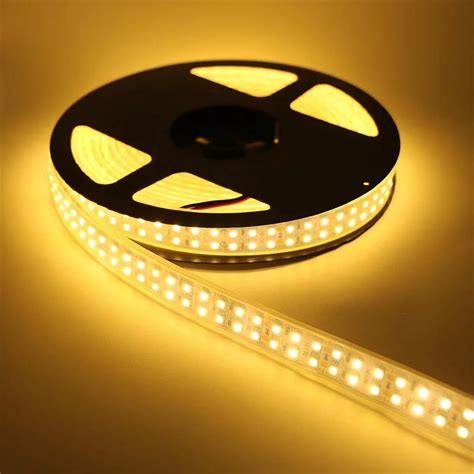 Dc V M Leds M Warm White Led Strip Double Raw Ip