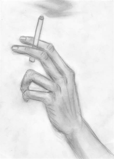 Realistic Cigarette Sketch