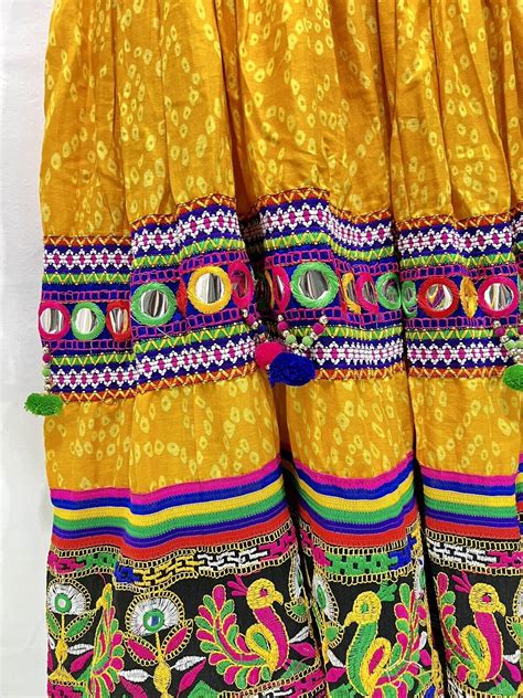 Banjara Boho Kuchi Gypsy Tribal Ethnic Mirror Embroid Gem