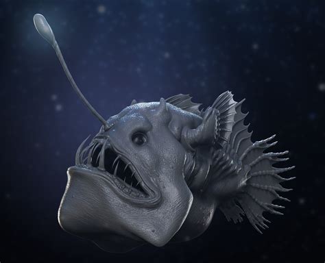 Artstation Abyssal Fish Concept