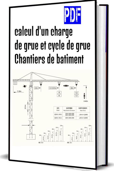 calcul d un charge de grue et cycle de grue Chantiers de bâtiment pdf