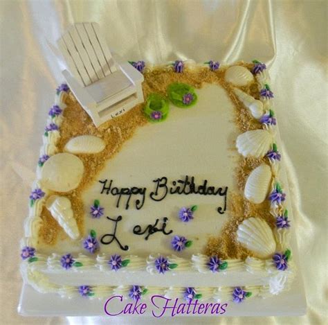 Beach Birthday Decorated Cake By Donna Tokazowski Cake Cakesdecor