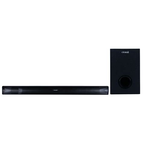 Buy Croma 120w Bluetooth Soundbar With Remote Surround Sound 21