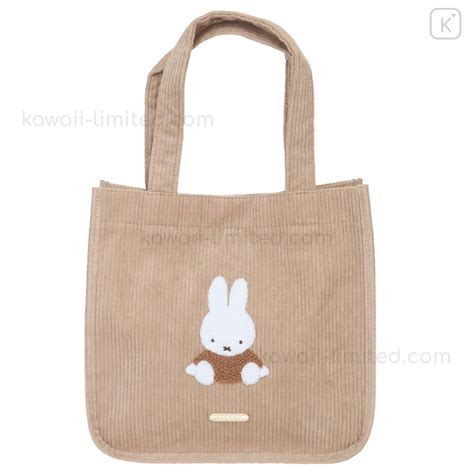 Japan Miffy Mini Tote Bag Miffy Light Brown Kawaii Limited