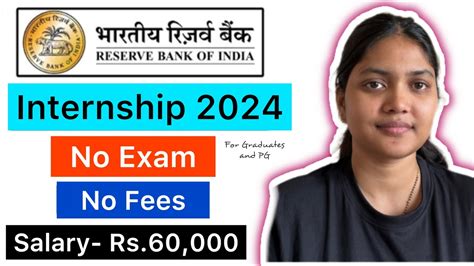 Rbi Summer Internship Reserve Bank Of India Vacancies For