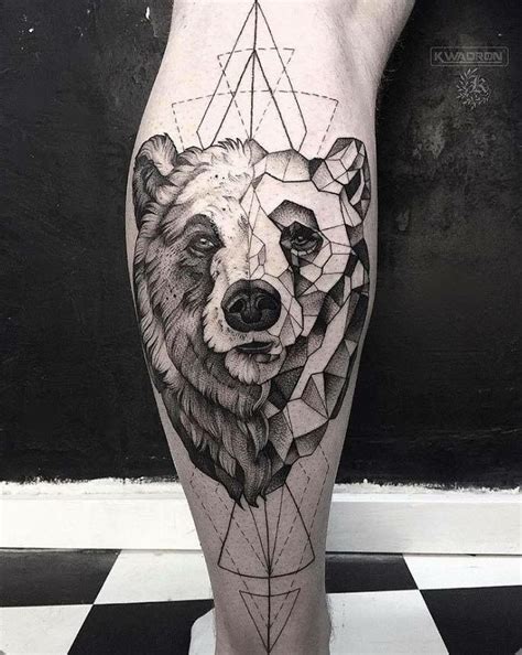 Pin by Ken Huasai on รอยสก Bear tattoo designs Bear tattoos