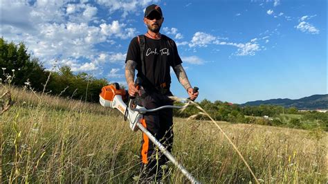 The New Stihl Fs C With Durocut With Mm Trimmer Line