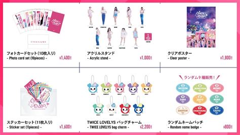 Twice Japan Fanmeeting Once Day Official Goods Usa Group Order