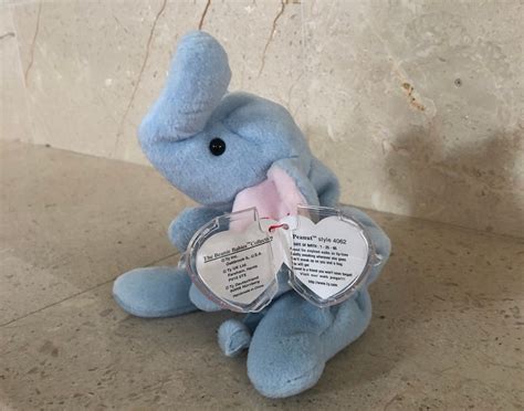 Peanut the Elephant Beanie Baby - Etsy