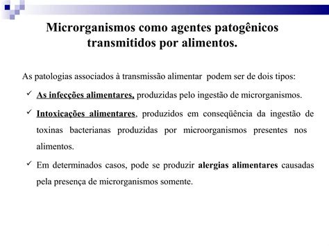 Introdução a microbiologia dos alimentos PPT