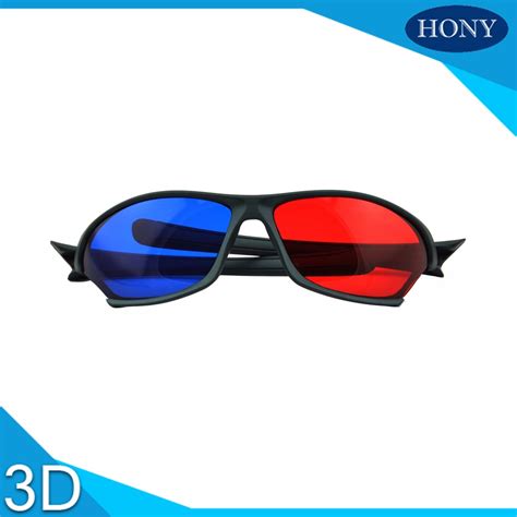 Plastic Red And Blue 3d Glasses Hony3ds