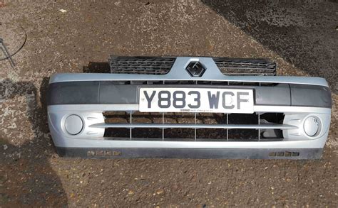 Renault Clio Mk2 20012006 Front Bumper Silver 632 No Fogs Store