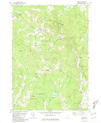 Map of Vershire, Orange County, VT in 1981 | Pastmaps