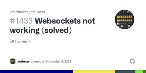 Websockets Not Working Solved Issue Jitsi Docker Jitsi Meet