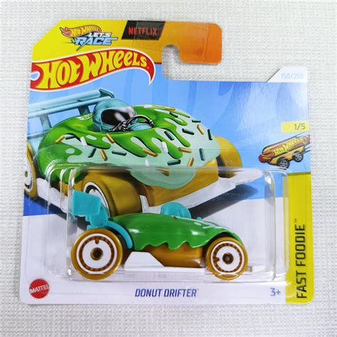 Hot Wheels Donut Drifter Let S Race Collectible Model Car Miniature Gift Item For Car Collectors