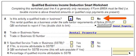 How To Enter And Calculate The Qualified Business Income Deduction