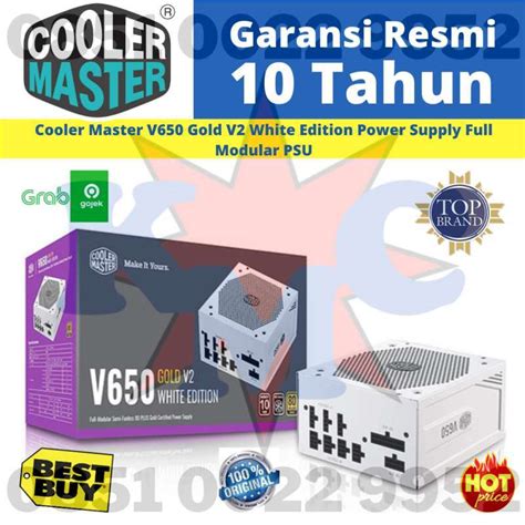 Jual Cooler Master V Gold V White Edition Power Supply Full Modular