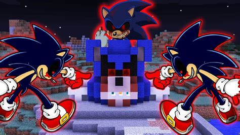 A MINHA CASA SE TRANSFORMOU NO SONIC EXE MINECRAFT YouTube