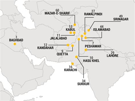 8 Pakistani Cities Feature In Worlds Deadliest Cities Index