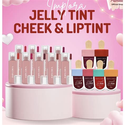 Jual Implora Cheek Lip Jelly Tint Model Ice Cream Set Liptint Dan