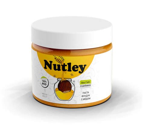 Фундуковая паста с медом, 300 гр - Nutley - ореховая паста оптом и в ...