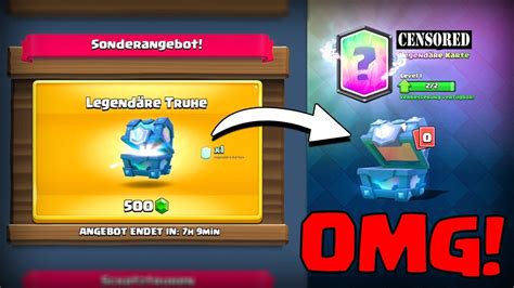 Legendary Sonderangebot Kaufen Low Level Spieler Mit Legendarys Trollen Clash Royale