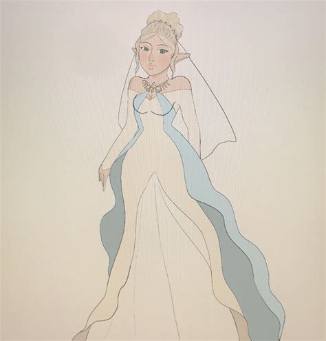 Botw Zelda Wedding Dress Me Digital Rzelda