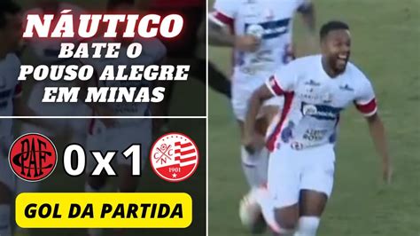 Timbu Vence Fora De Casa Pouso Alegre Mg X N Utico Pe Gol Da