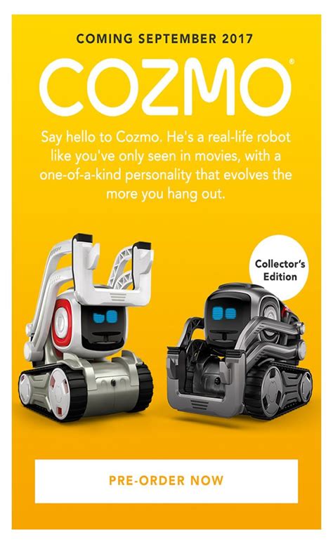 Пин на доске Cozmo & Vector: robot buddies