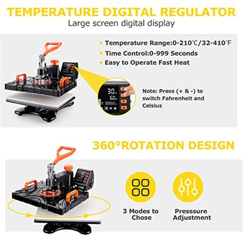 Dreamvan Upgrade Heat Press Machine In X Swing Away Heat