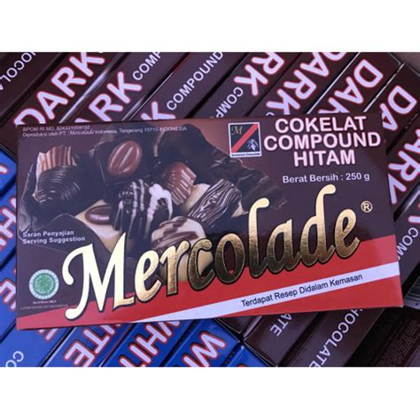 Jual Mercolade Premium Dark Chocolate Compound 250 Gr Kota Bekasi