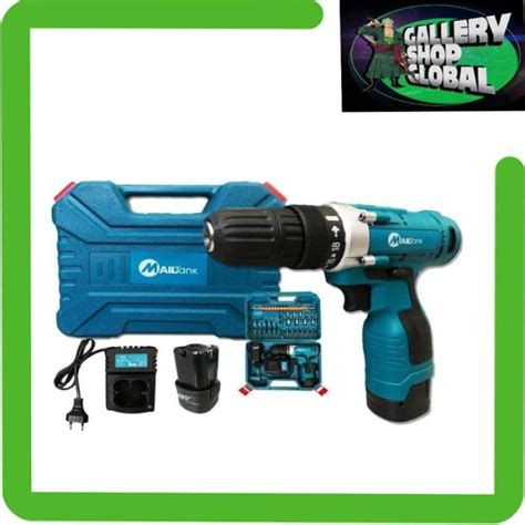 Promo Mesin Bor Baterai Tembok Cordless Drill V Sh Mailtank Bor