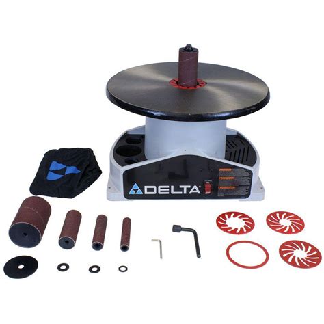 Delta Bench Oscillating Spindle Sander with Kit-SA350K - The Home Depot