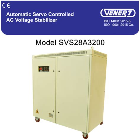 Kva Phase Automatic Servo Controlled Air Cooled Voltage Stabilizer