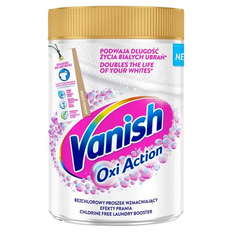 Vanish Oxi Action Odplamiacz do białych tkanin w proszku 625 g Zakupy