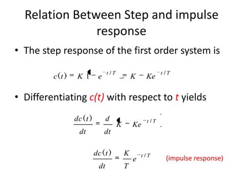 Lecture 13 14 Timedomainanalysisof1stordersystems