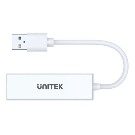 Adaptor Unitek Usb A Rj45 100 Mbps Lan 20 Cm Plastic Alb Emagro