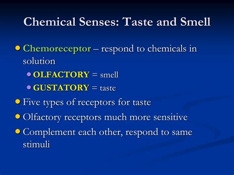 Ppt Special Senses Hearing Taste Smell Powerpoint Presentation