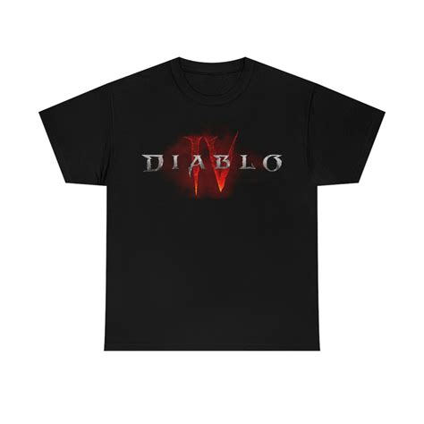 Diablo 4 Logo T-shirt Diablo 4 Logo T Shirt Diablo IV - Etsy Australia