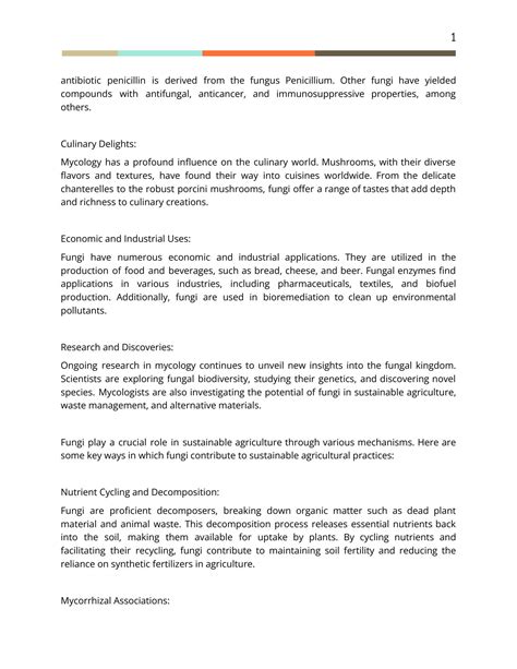 Solution Introduction To Mycology Mycology Fungi Mushroom Mycelium