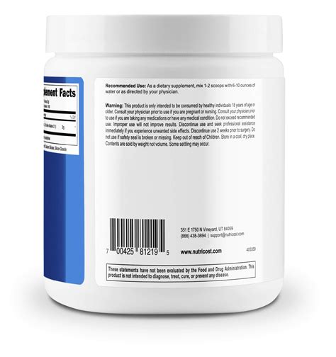 Nutricost L Citrulline Malate 2 1 Powder 300 Grams 300 Gram LifeIRL