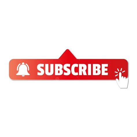 Youtube Subscribe Button Vector Art PNG, Youtube Subscribe Button ...