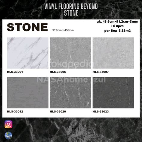 Jual Vinyl Lantai Tile Kotak Beyond Stone Motif Marmer Granit Tebal