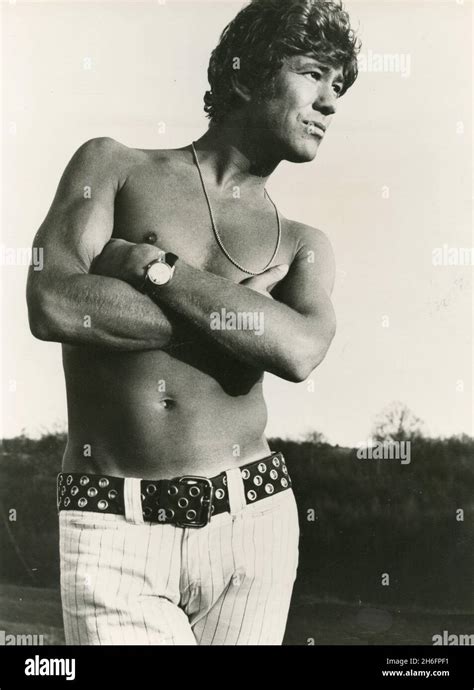 English stage and film actor Gary Bond, UK 1970s Stock Photo - Alamy