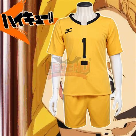 volleyball jersey Haikyuu!! costume Johzenji High Captain Yuuji ...