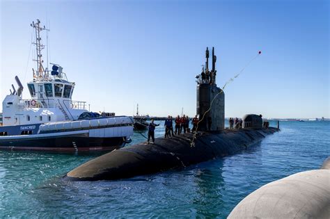 Us Nuclear Powered Submarine Visits Western Australia First Since