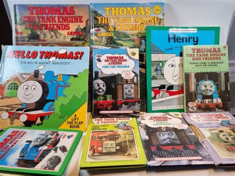 Thomas The Tank Engine Book Bundle Ladybird Annual Bee Vintage 80s 90s £12 99 Picclick Uk