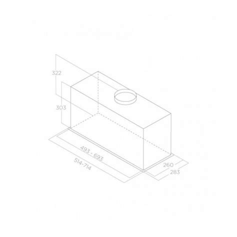 ELICA PRF0157377 LANE IX/A/72 Gruppo incasso 72 cm - Aspirante - 650 m³ ...